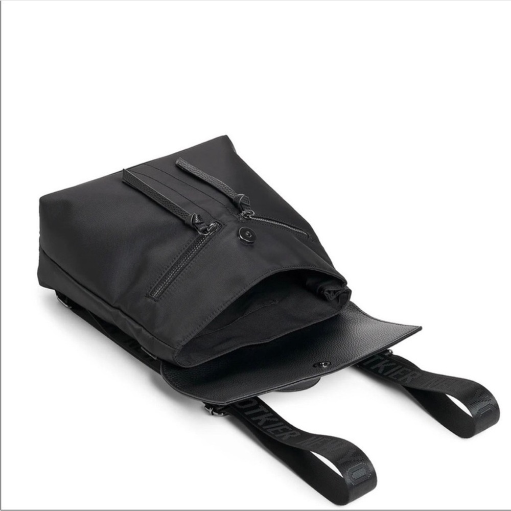 Botkier New York Stylish Black Mini Backpack Purse EUC - Picture 4 of 6